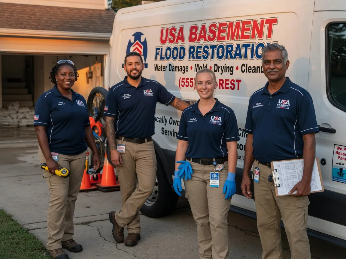 Basement Flood Cleanup company in Coloma, WI